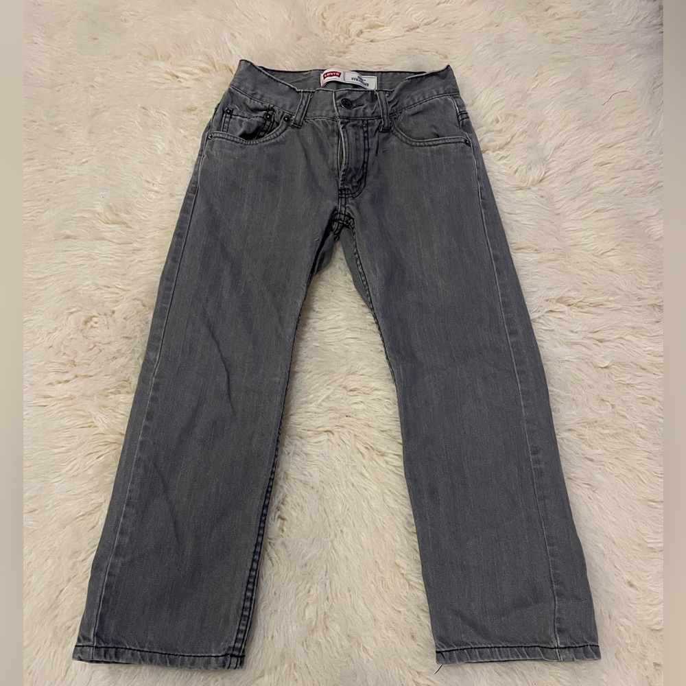 Boys Levi jeans, grey, size 8 regular